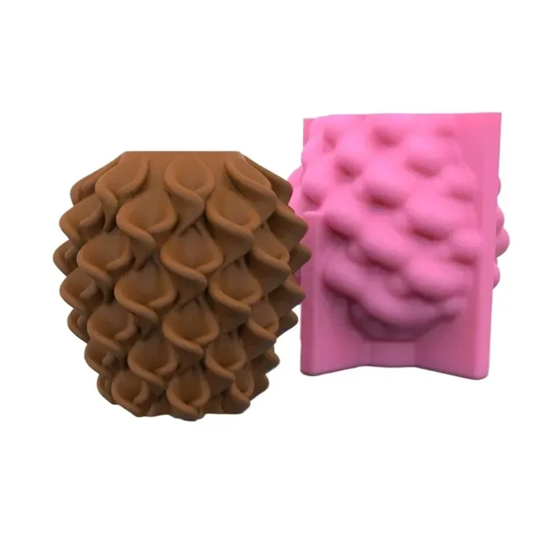 3D Morning Glory Silicone Candle Mold DIY Geometric Spherical Flower Soap Plaster Resin Crafts Mould Handmade Supplies
