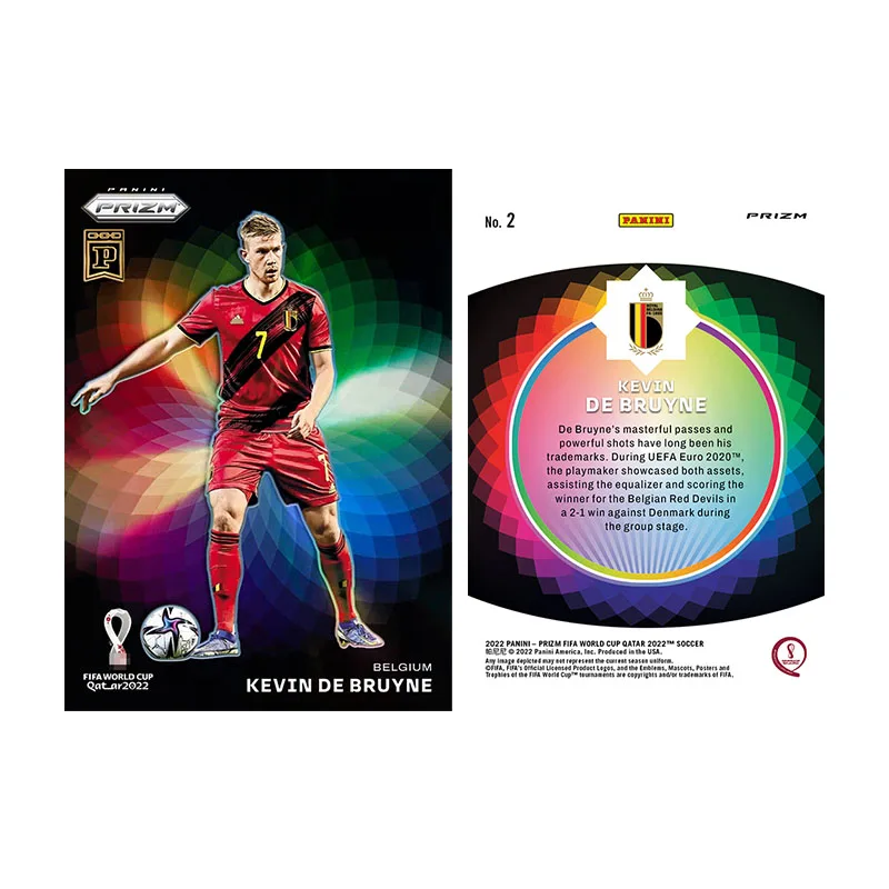 Panini 2022 NFT Prizm FIFA Copa del Mundo Fútbol Messi Cristiano Ronaldo Tarjetas de coleccionista Navidad Cumpleaños Regalos para fanáticos Juguete para niños