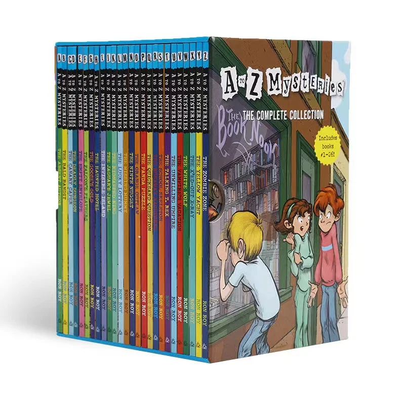 26 Books/set A To Z Mysteries Ron Roy Children Detective Reasoning Novel Children's Elementary Chapter Novels English Book Sets