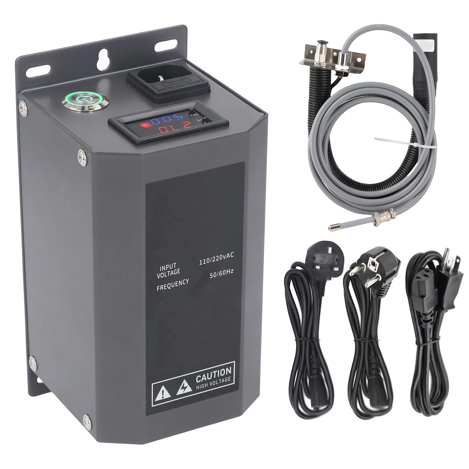 Static Electricity  10W Grounding Terminal Ionizing Air Gun 0.5-1m/s Air  Speed for Painting Conveying Equipment