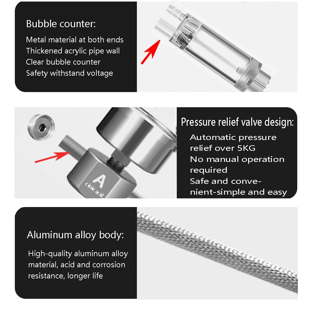 Picture 4: Aquarium DIY CO2 Reactor Generator System Kit For Aquarium Tank Co2 Regulator Diffuser Solenoid For Planted Aquarium Accessories
