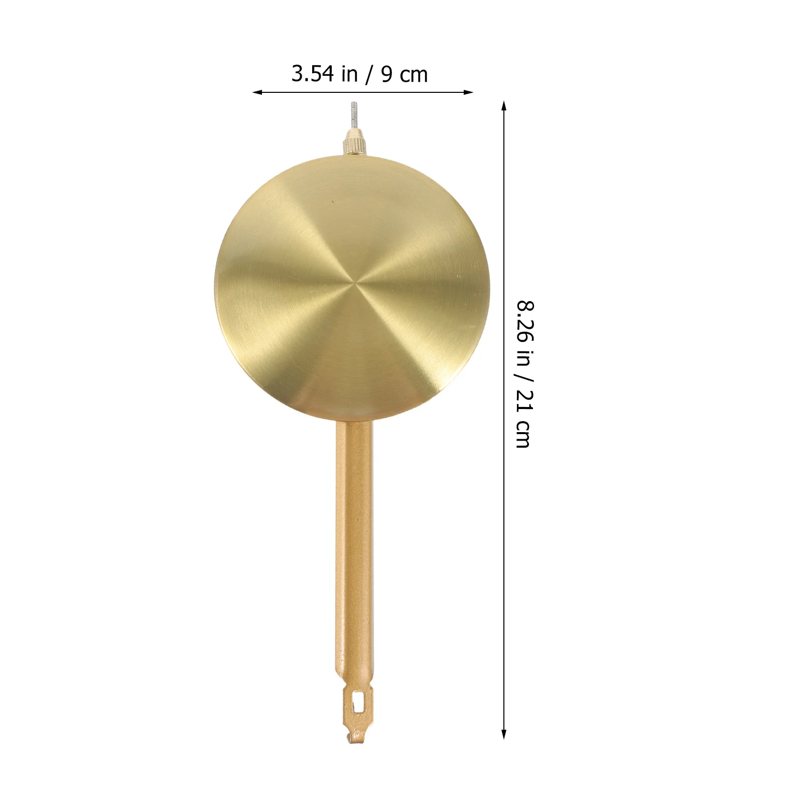 

Metal Pendulum Replacement for Wall Clock Perfect DIY Clock Parts Pendulum Repair Replacement for Home Use Accessories