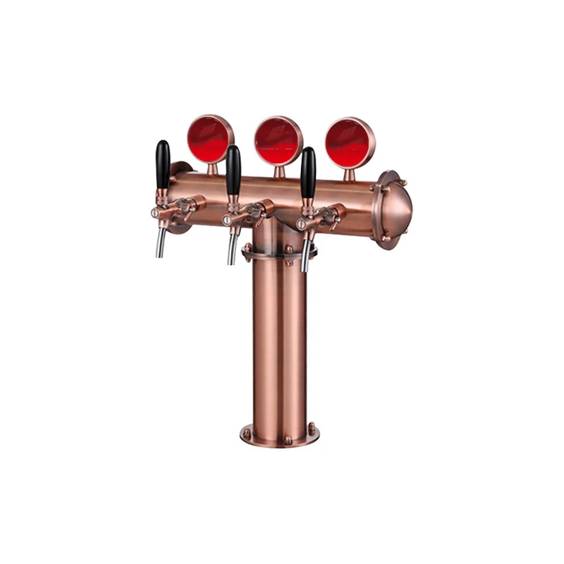 Draft Beer Tower With 3 Taps for Bar Beer System