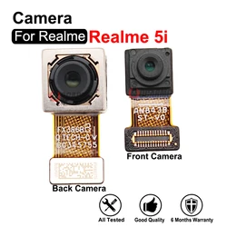 Repair Parts For Realme 5i Front Facing And Back Rear Camera Module Flex Cable Replacement