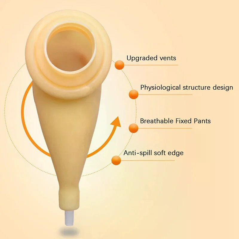 Female Reusable  Bag Urinal Pee Holder Collector Urinary Incontinence Male
