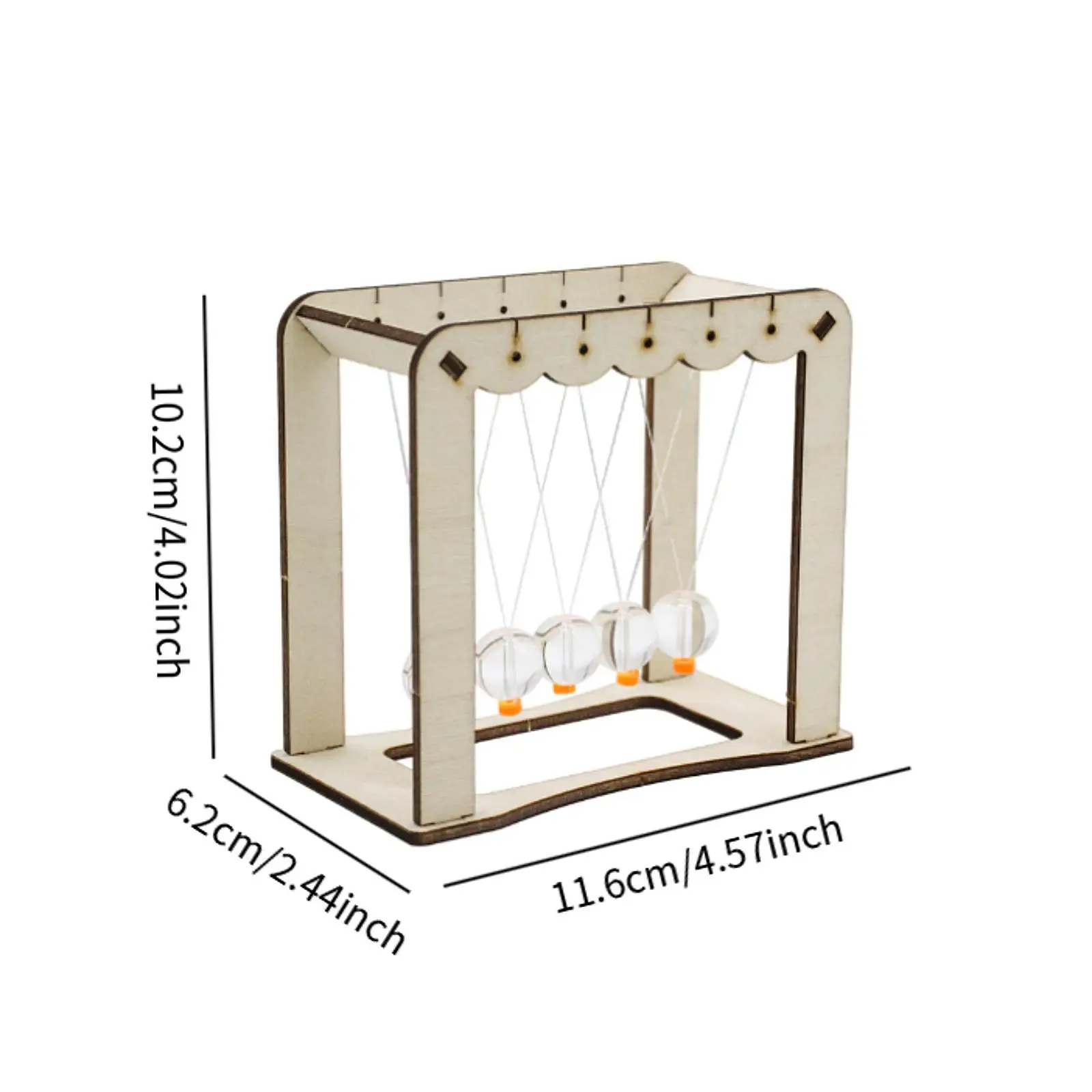 كرات توازن المهد من نيوتن، تجميع ذاتي الصنع لغرفة نوم المراهقين والكبار #6