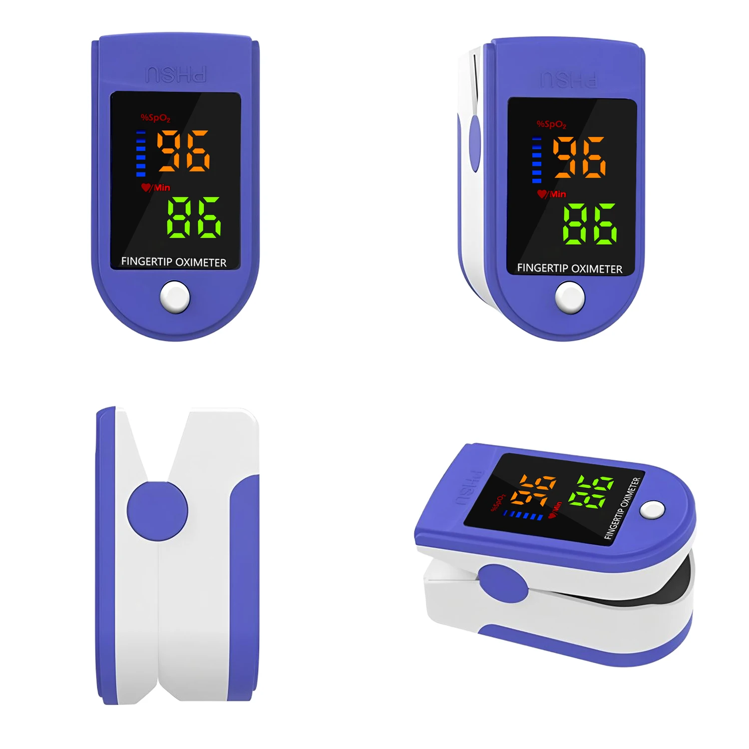 1/2PCS Finger Clip Oximeter Home Use Led Oximeter Home Use Meter Portable Visual Finger Clip Oximeter Saturation Mete
