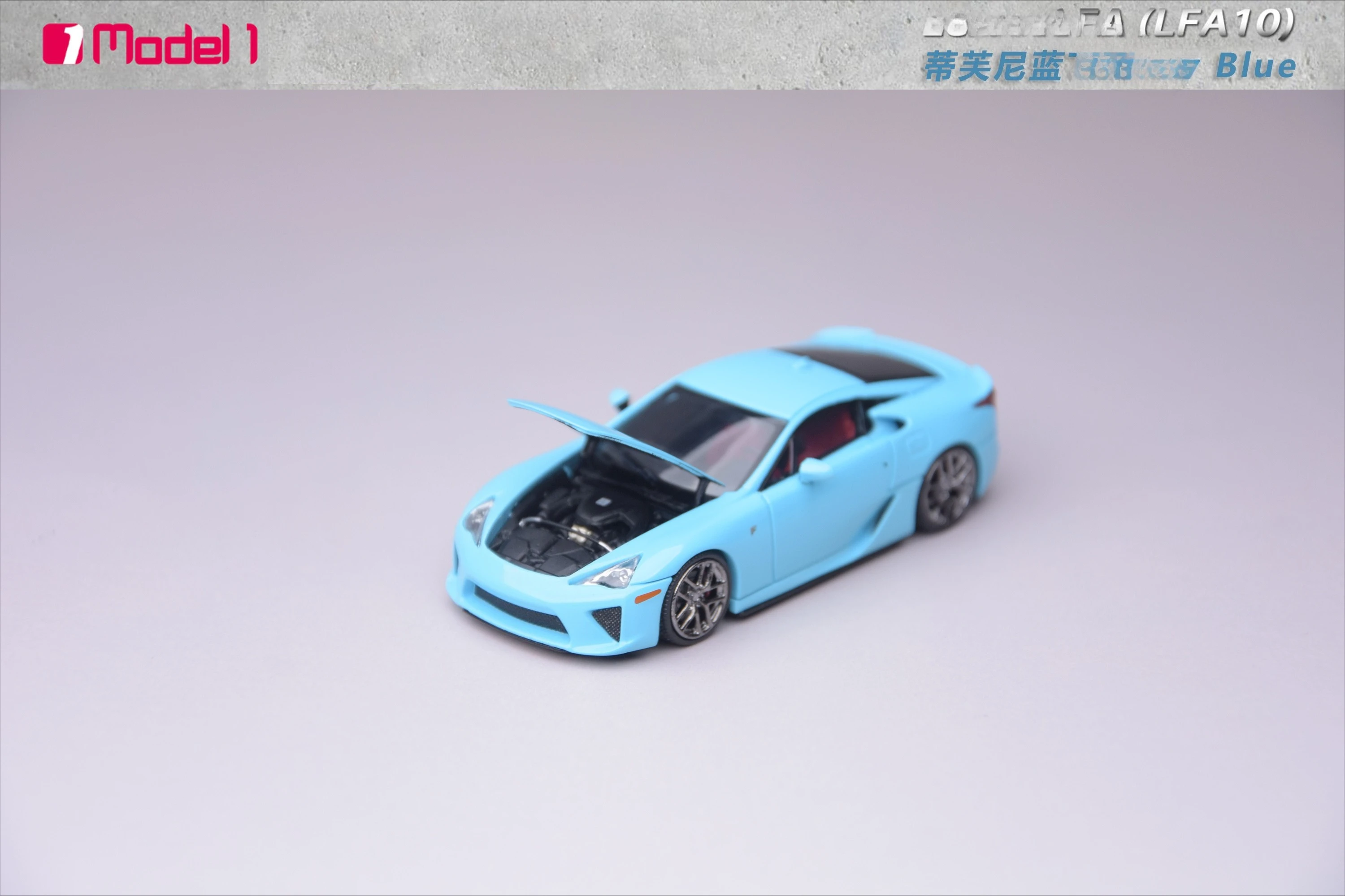 フォーカルホライズン-fh-1-64-lfa-ティファニーブルー-ブラック-ダイキャストモデルカー