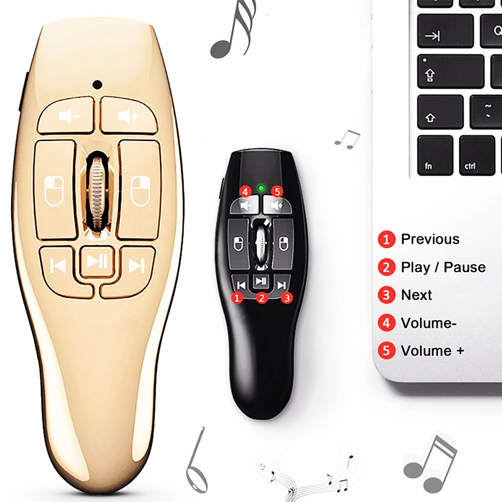 

F9 2.4GHz Mini Wireless Air Flying Mouse Multimedia Somatosensory Ergonomic Palm-sized Remote Control For Wedding Speech Event