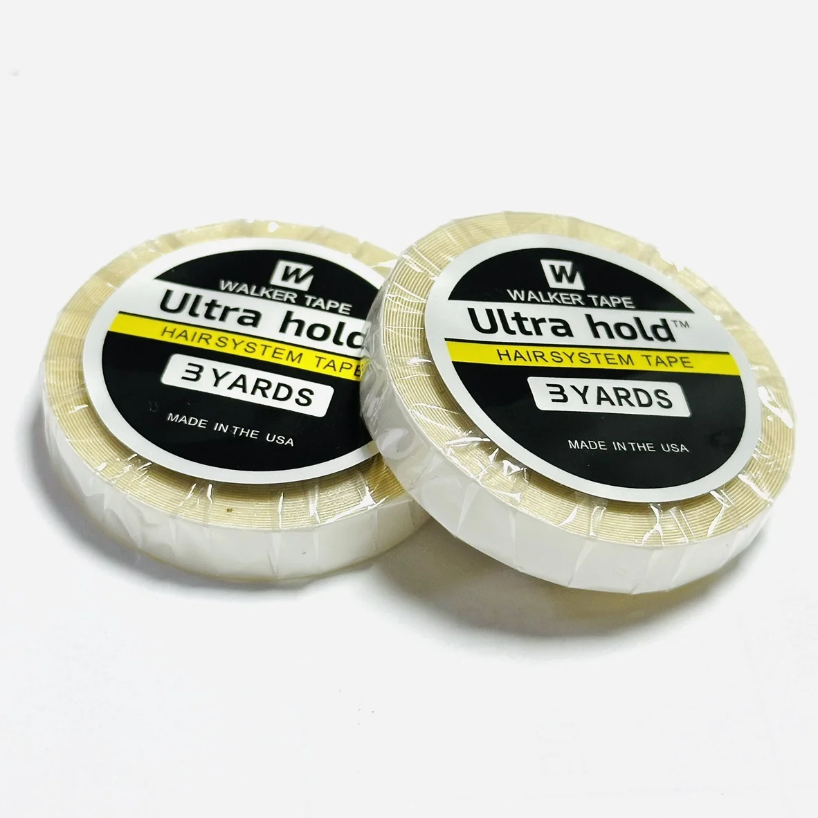 3 ياردة 0.8 سنتيمتر الترا عقد نظام الشعر الشريط جهين المواد اللاصقة الشريط للشعر التمديد شعر مستعار شريط أبيض عقد قوي