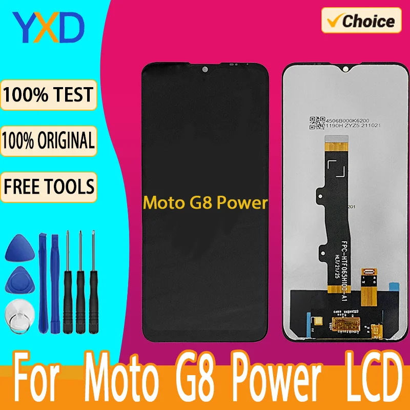 LCD Display For MOTOROLA G8 Power LCD Display Touch Screen Digitizer Assembly For MOTOROLA G8 Power LCD Screen Replacement