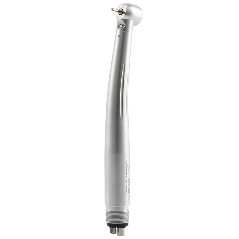 Dental LED High Speed Handpiece E-generator Turbine Standard Head Push Button 3 Water Spray 2/4 Hole