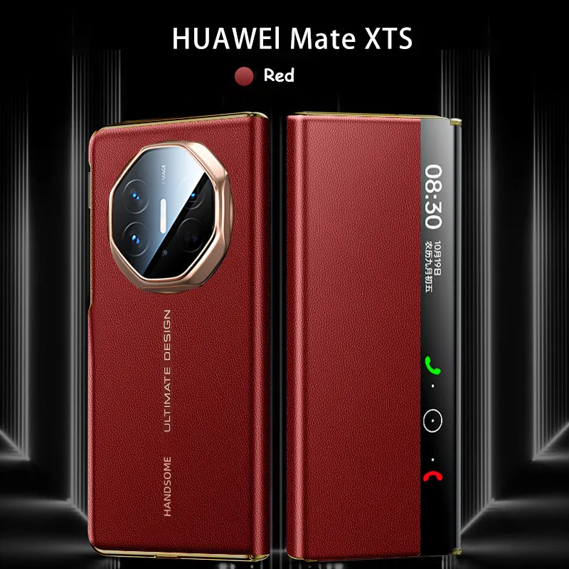 

Luxury View Flip Phone Case For Huawei Mate XTs Smart Wake Up Cover For Huawei Ultimate XT