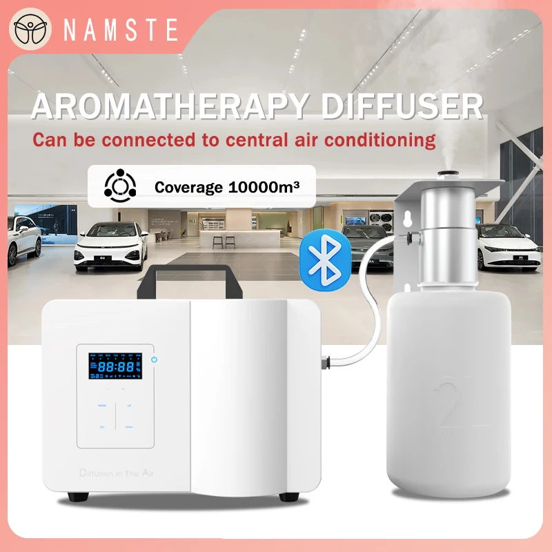 

NAMSTE Cover 10000m³ Aroma Diffuser Fragrance Machine Home HVAC System Scent Machine Essential Oil Diffuser Perfume Air Purifier