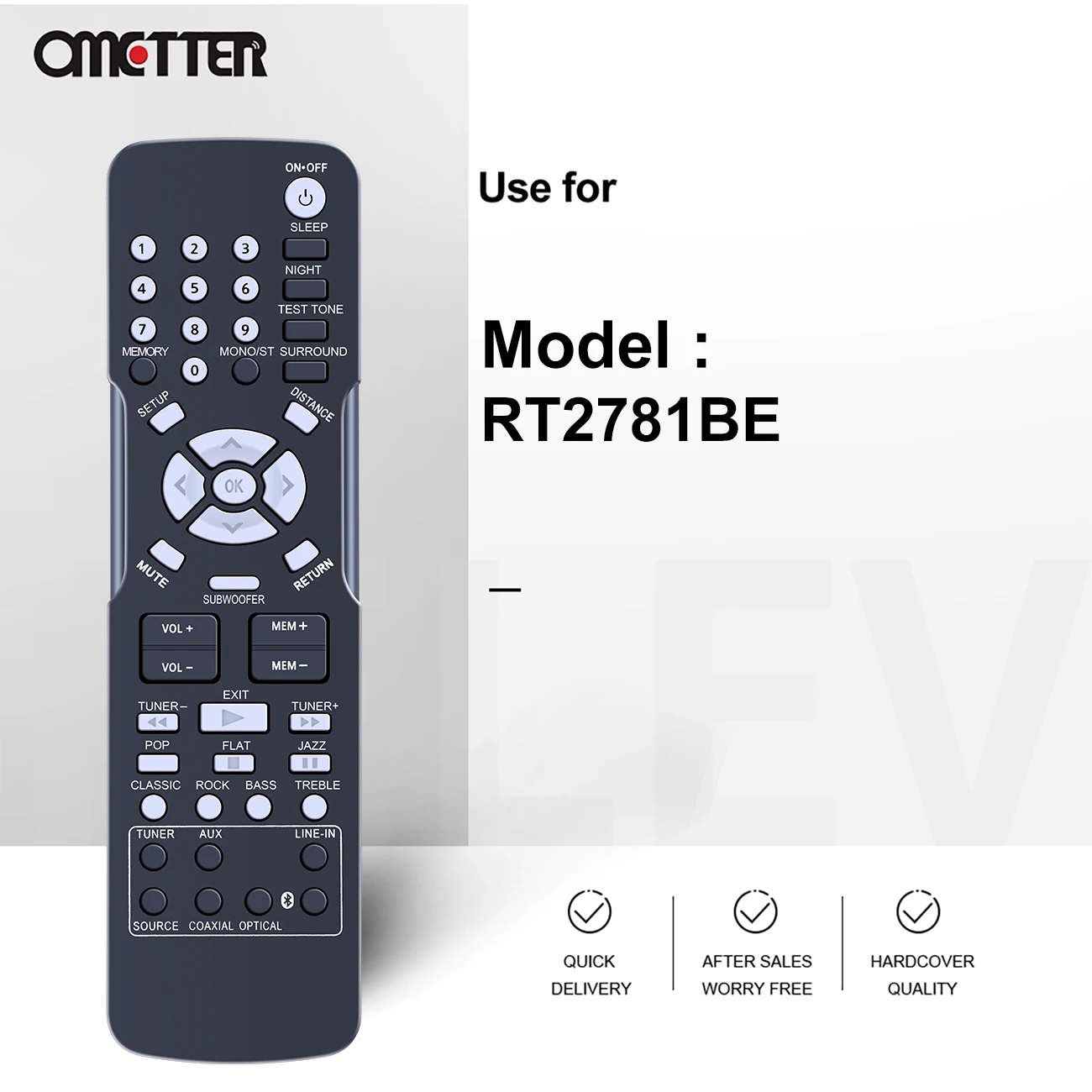 Système de Home cinéma pour RCA, son surround à distance, RT2781BE RT2781 RT2781HB