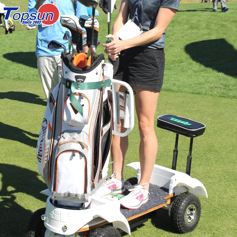 

Electric Golf Cart 4-wheel Golf Scooter Course 2024 Bag Electric Scooter