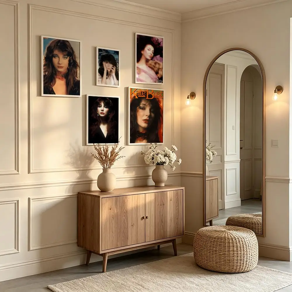 music Kate Bush Poster Poster Waterproof HD Unframed Self‑Stick Decor Wall Art for Home Room Decoration Gift
