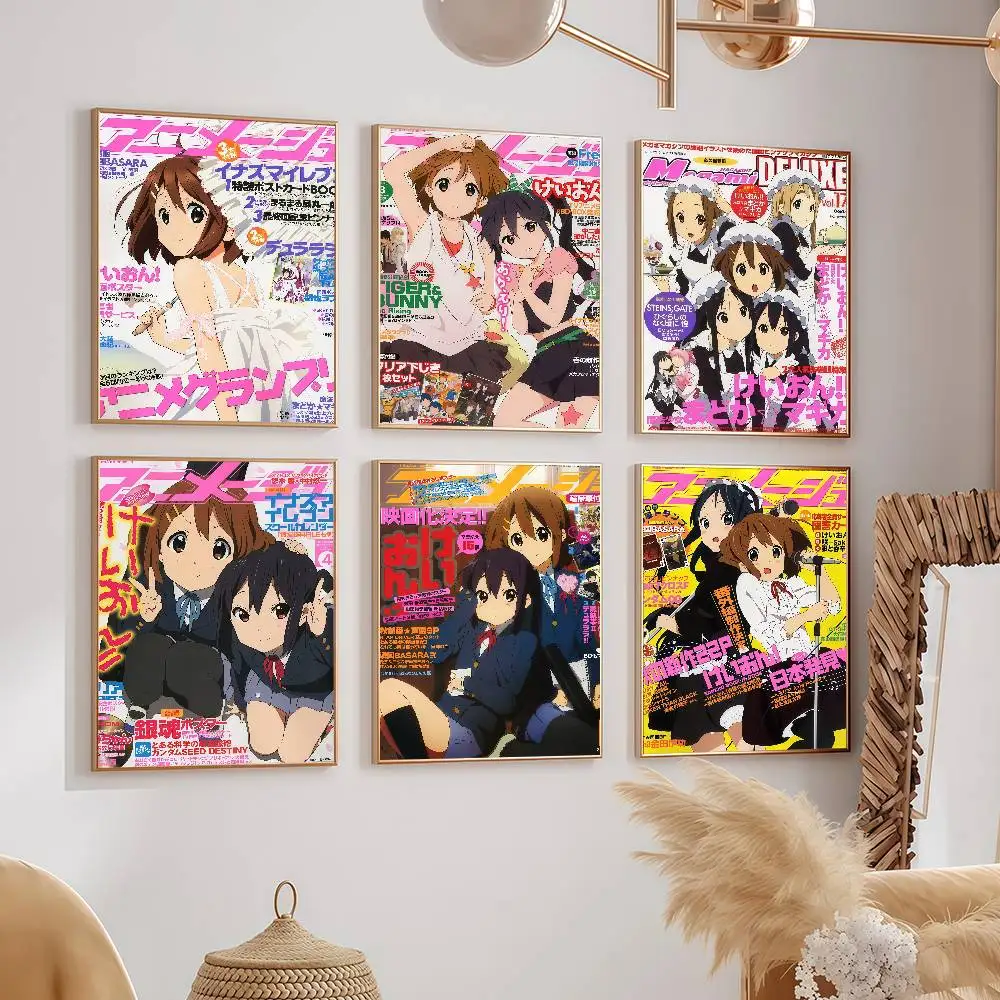 Cute Anime K-ON Posters Wall Decorations For Dorm Rooms Bedroom And Living Room Gift