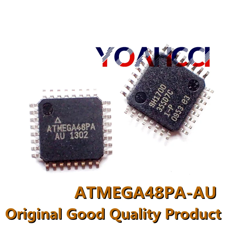 ATMEGA48PA-AU (2-20 ชิ้น) จัดส่งฟรี TQFP-32,MCU 8Bit ATMEGA48PA AVR RISC 4KB แฟลช,ชิป IC เดิม,ในสต็อก