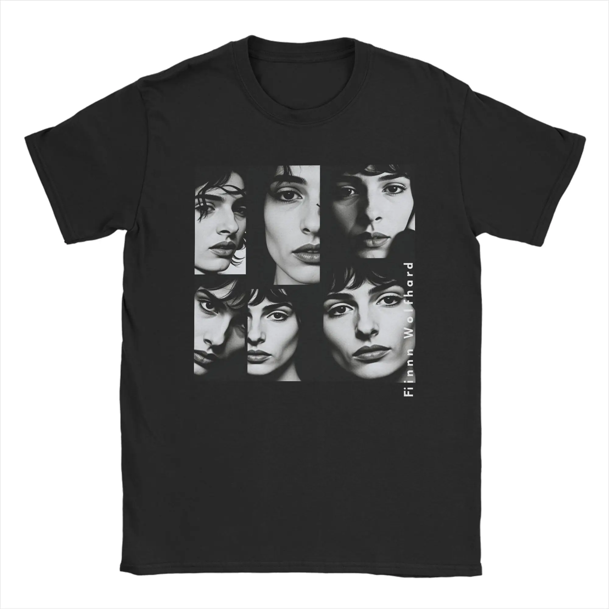 Actor Finn Wolfhard Men T Shirt  Fashion Tee Shirt Short Sleeve Crew Neck T-Shirt Cotton Summer Tops