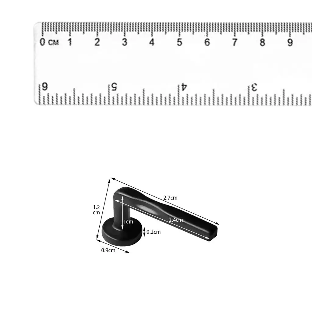 1/6 Scale handle for door type DIY Simulation Pretend Play Toy Furniture Accessories Decor