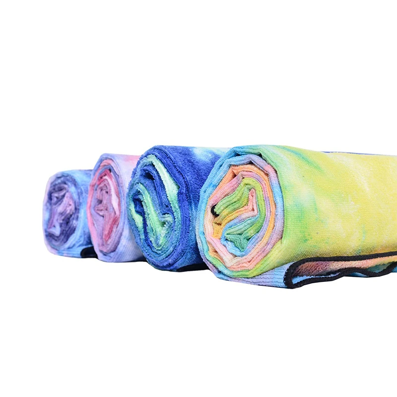 Cool Special Large Premium Sublimation Microfiber Face Quick Dry Tie-dyed Sports Towel For Gym