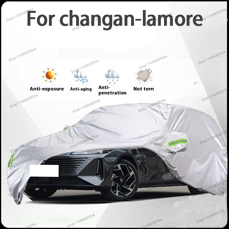 

For ChangAn Lamore Fit Car Cover - Waterproof, Dustproof, Sunshade (UV), Snowproof | Silve Full Cover with All-Day Protection