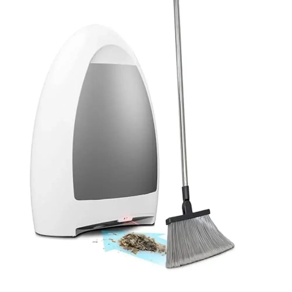 Touchless Vacuum Dustpan Pet Hair and Food Powerful Corded Canister Home High Efficiency Filters Automatic Operation Great