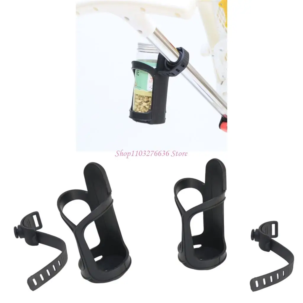 

R6FD Baby Strollers Drink Bottle Cup Rack Easy Installation Nonslip Design