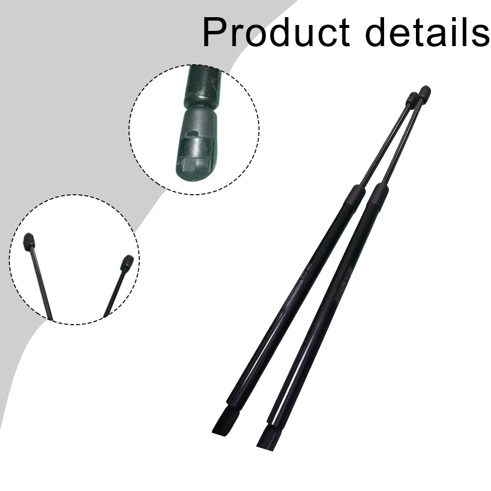 Tailgate Spring Lift Support Struts 2 pcs for Ssangyong For Korando 2002-2017 Black ABS Direct Fit Replacement
