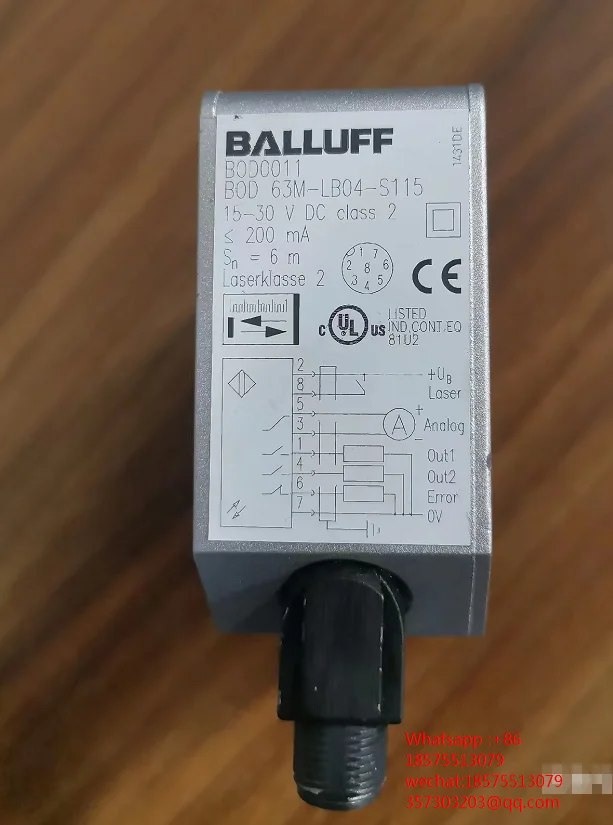 

BALLUFF BOD 63M-LB04-S115 Photoelectric Sensors Laser Range Sensor