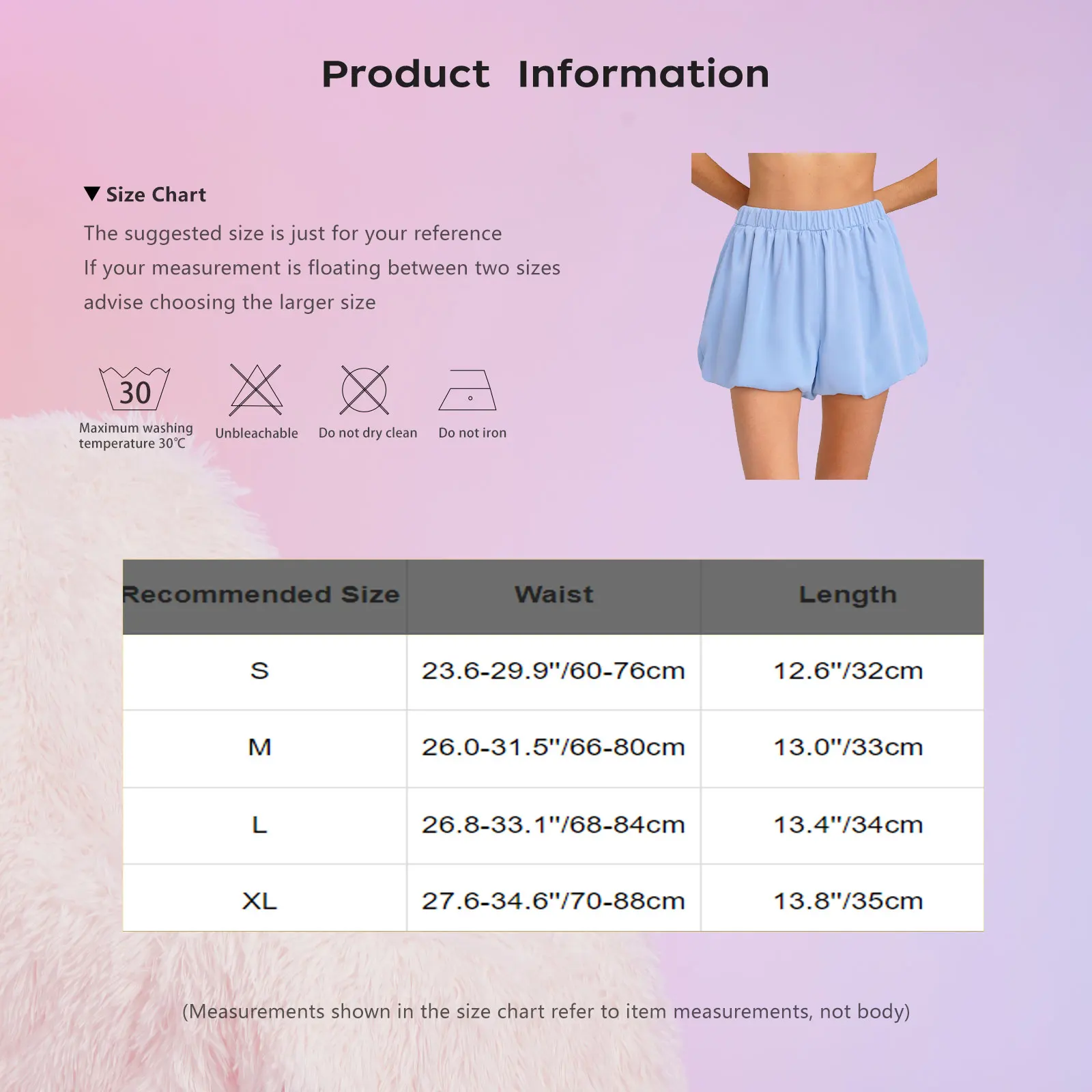 Womens Puffy Bubble Shorts 솔리드 컬러 신축성있는 허리 밴드 블루머 반바지 사이드 포켓 패션 캐주얼 미니 반바지 Culotte