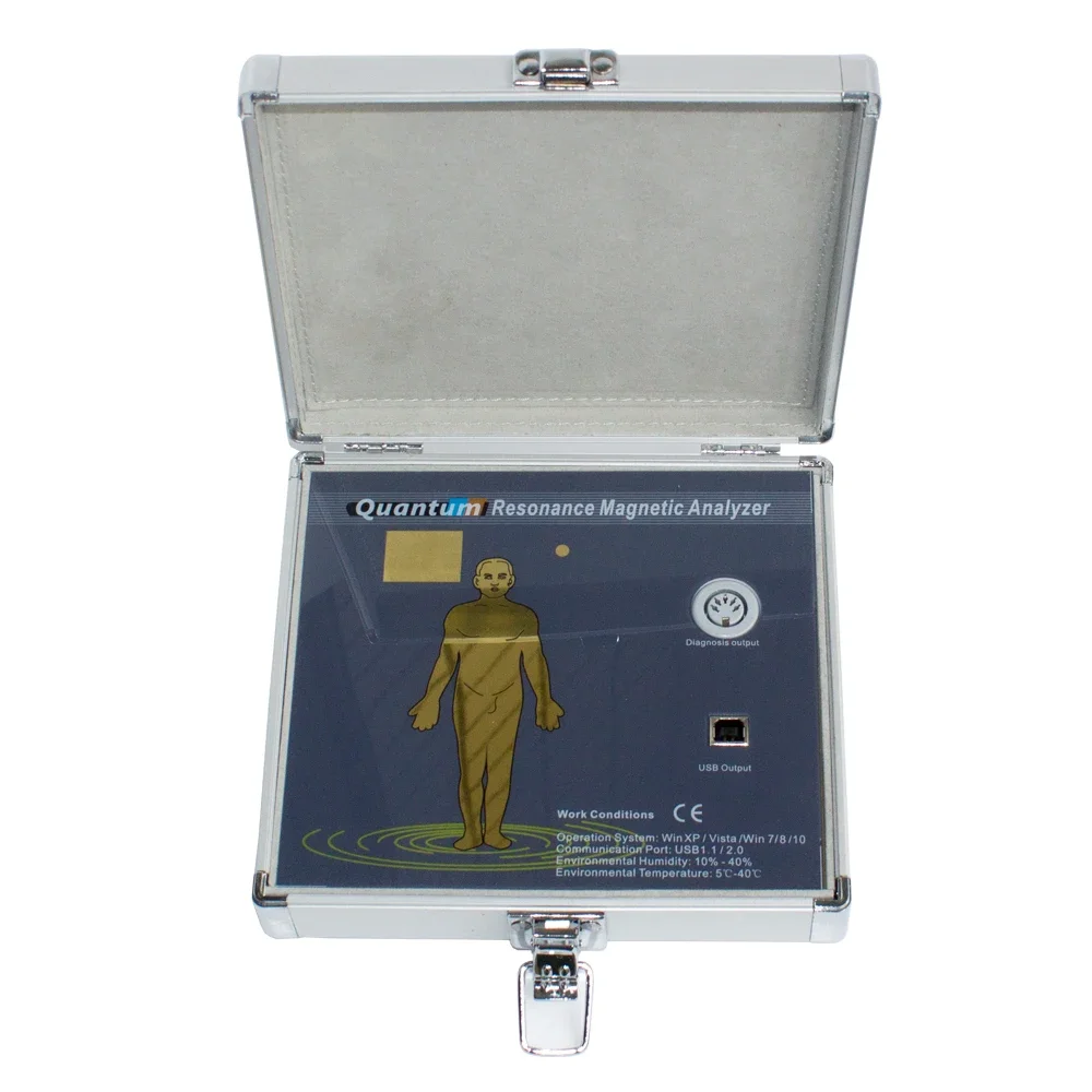 Portable  magnetic bioresonance full body health analyzer with 52 reports