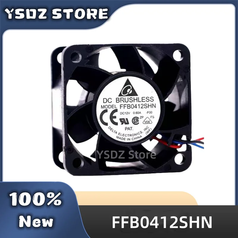 100%New for Delta FFB0412SHN PMW DC12V 0.6A 4028 40MM 40x40x28MM Server Fan Big Power Cooling Fan With 2/3/4-wire PWM