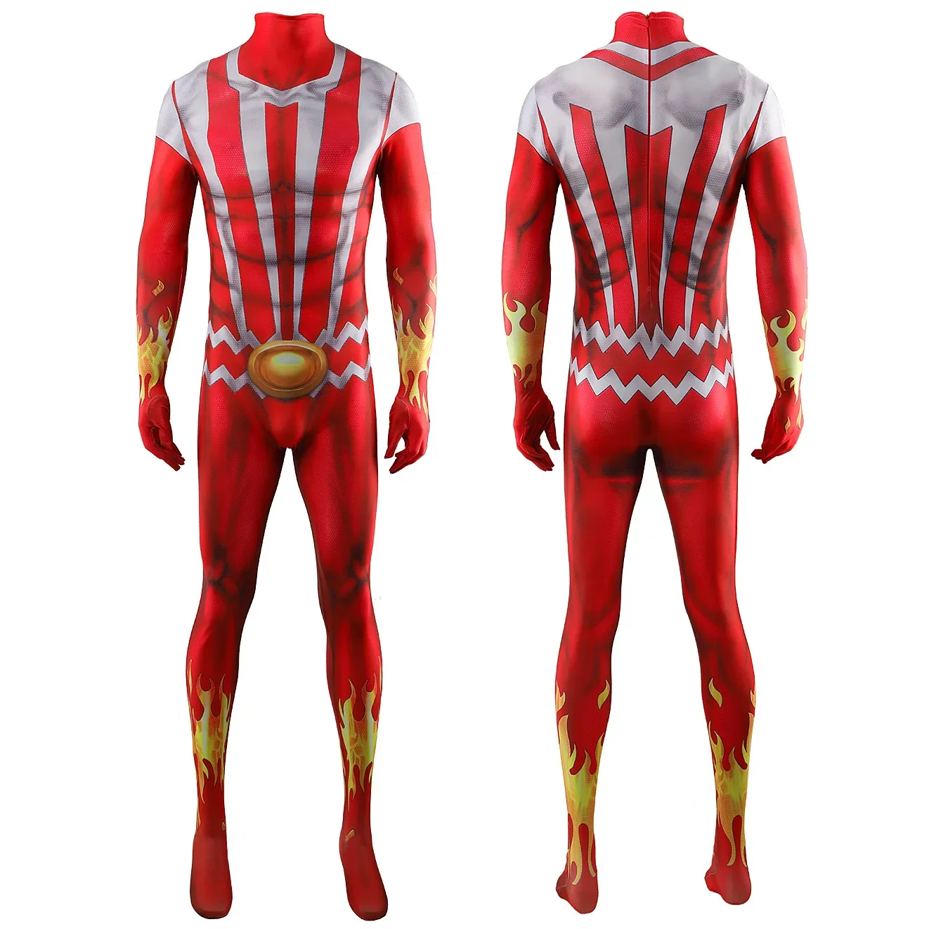 Sunfire Cosplay Shiro Yoshida Costume Superhero 3D Printed Spandex Bodysuit Boys Shiro Yoshida Zentai Outfit Halloween Costume