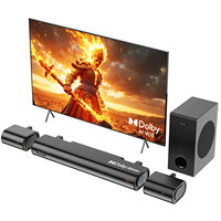 Hiwill A41 4.1ch Soundbar with Dolby Atmos 300W Soundbar for TV Devices with Subwoofer HDMI eARC Surround Sound Speakers for TV