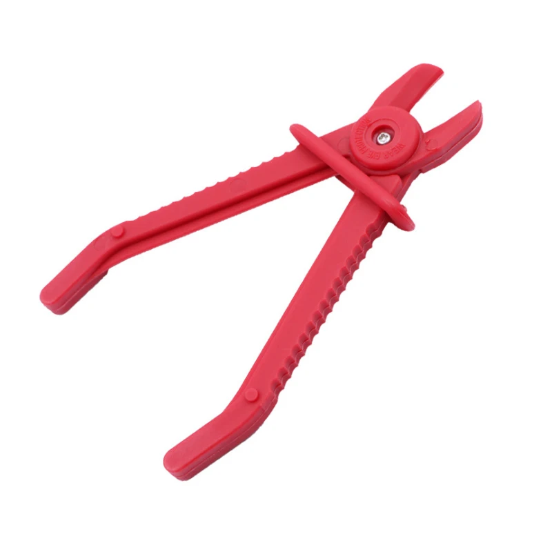 Hose Tube Clamp Pliers Tool Brake Fuel Water Line Clamp Pliers for Car Repair Hose Clamp Removal Plastic Oil Pipe Cutting Pliers