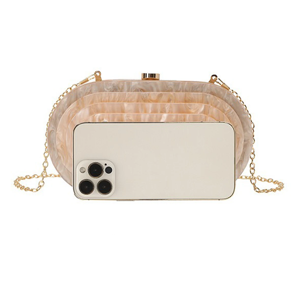 Torebka wieczorowa z akrylowej muszli dla kobiet torby na ramię Crossbody Vintage luksusowy design torebka estetyczne portfele kobieca kopertówka — zdjęcie 5