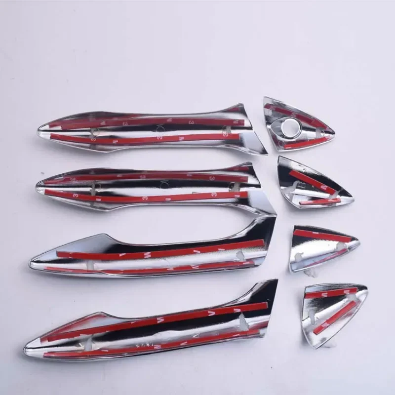 For Hyundai Elantra 2012-2016 Chrome Door Handle Cover Trim Set 2013 2014 2015  Accessories Stickers Car Styling