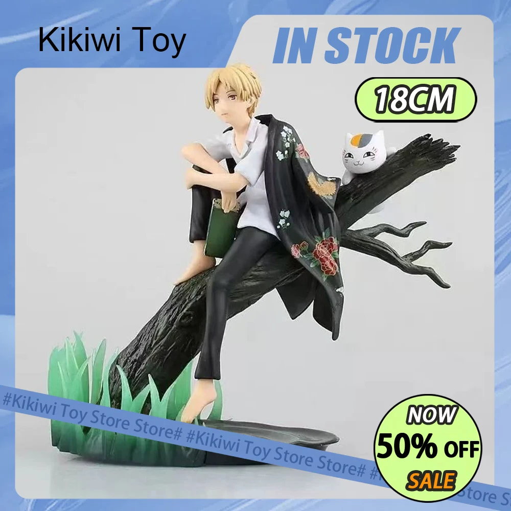 

18cm Natsume's Book of Friends Anime Figures Natsume Takashi with Madara Figure Collection Statue Model Desk Ornament Toys Gifts