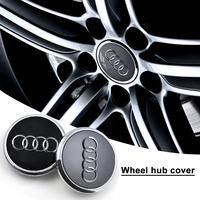 4pcs 60mm 61mm 68mm 69mm Audi Hub Caps Car Wheel Center Caps For Audi A1 A2 A3 A4 A5 A6 A7 A8 S3 S6 Q3 Q5 Q7 Accessories