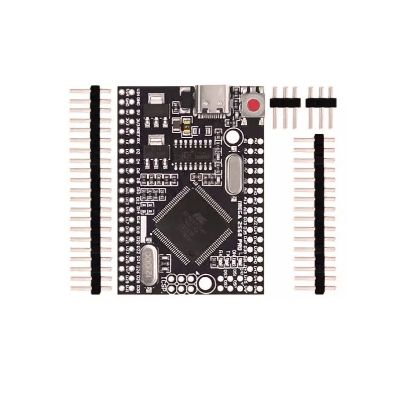 لوحة تطوير Mega2560 Pro تعتمد على شريحة ATmega2560-16AU ولوحة USB-UART CH340G المدمجة MICRO/Type-c لـ Arduino