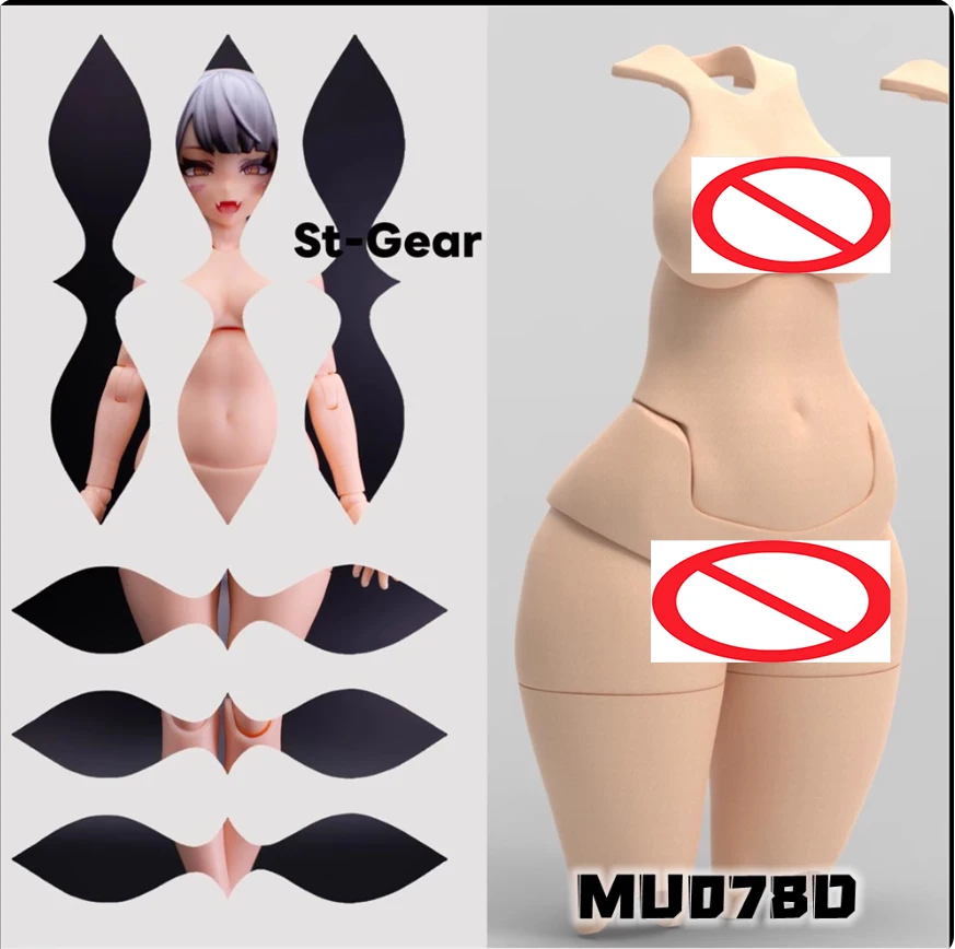 

SH MU078D 1/12 Soldier Goddess Device RASCAL BUSTERDOLL Body Resin GK Modification High Quality Model Toy In Stock