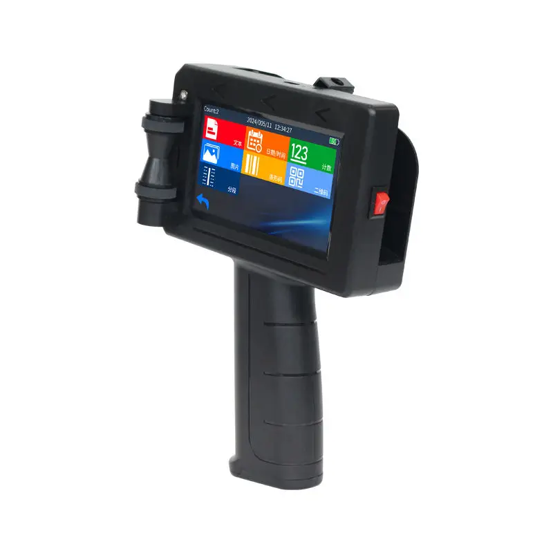

N5 12.7mm Hand Held Inkjet Printer Portable Printing Gun Equipment Expiry Date Label Logo Marking Machine Handheld Imprinter