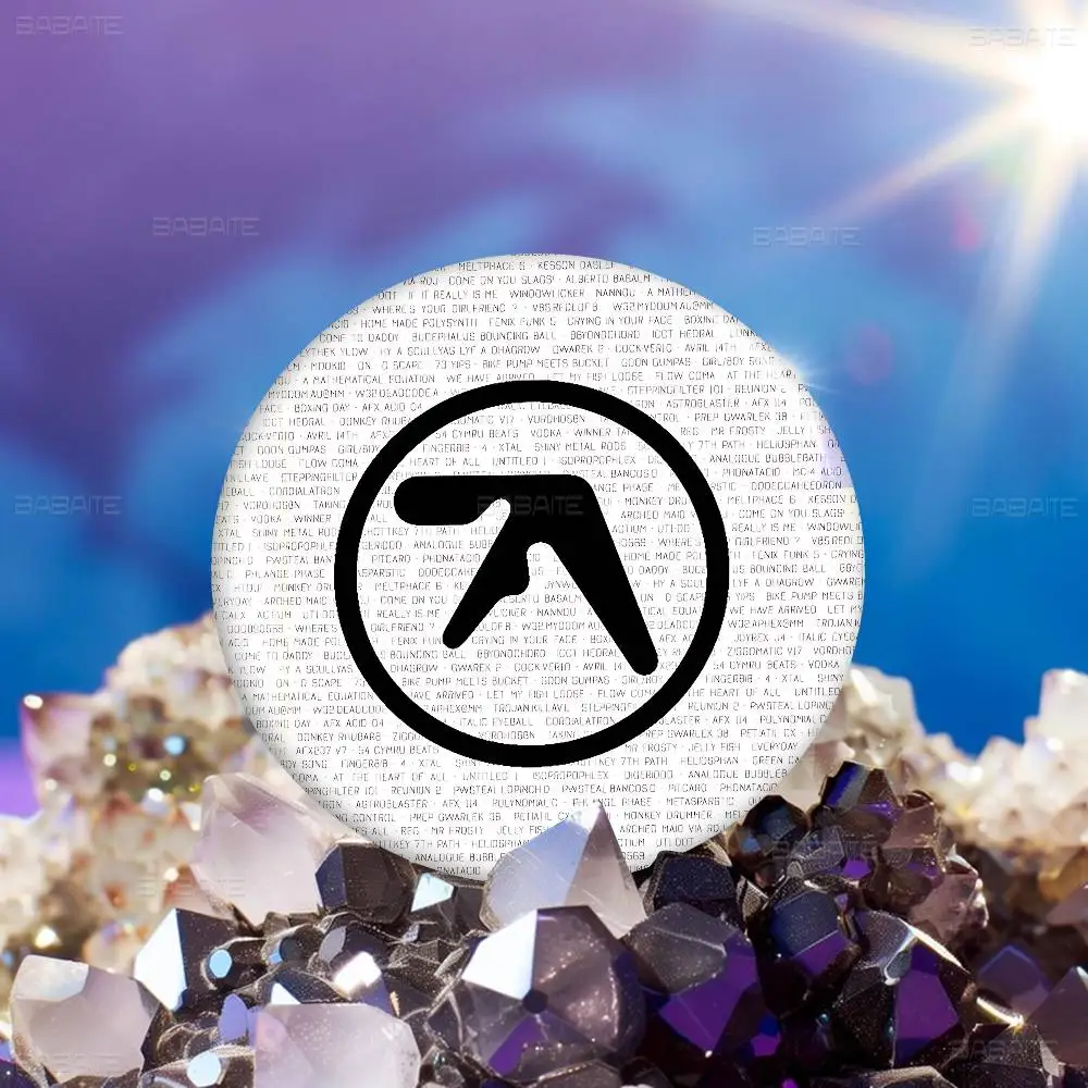 DJ A-Aphex T-Twins Cartoon Brooches Anime Badge Round Handmade Brooch Lapel Pins Jewelry for Backpack Clothes Gifts - view 4