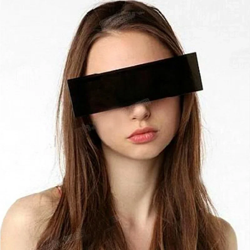 نظارات فاخرة فوتوبوث الدعائم عدسة النظارات الشمسية السوداء لقناع الكرنفال للحفلات التنكرية