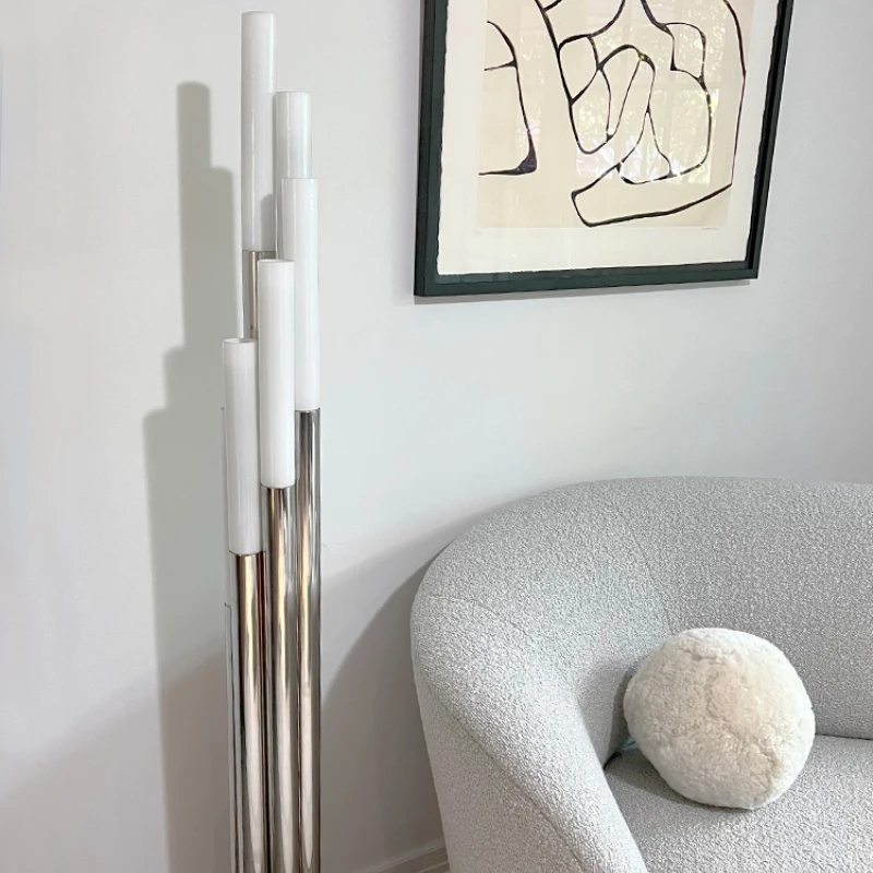 

Floor lamp medieval decorative stainless steel vertical floor lamp