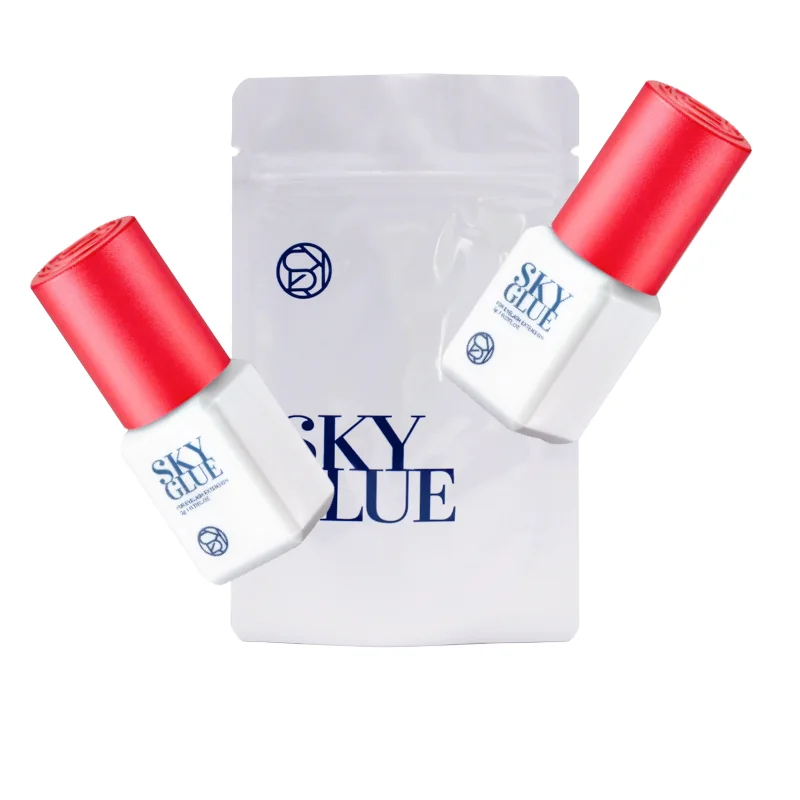 1/2/5Pcs SKY Glue S+ False EyeLash Extensions Fastest and Strongest Sky Red Cap Glue Supplies Korea 5ml Makeup Tool