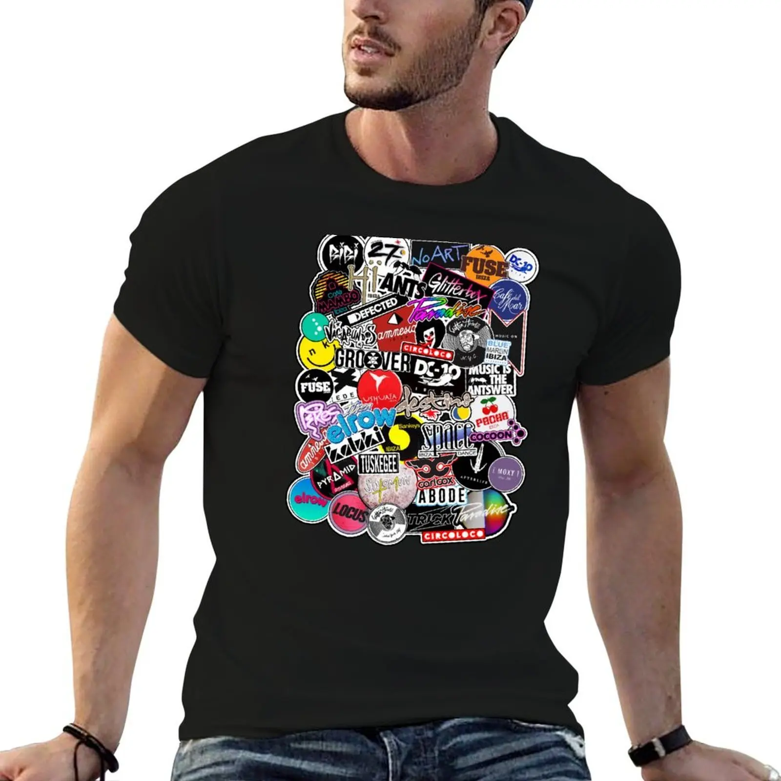 

IBIZA LEGENDS - ICONIC CLUBS T-Shirt funny t shirts dark humor anime t shirts for man T-Shirt