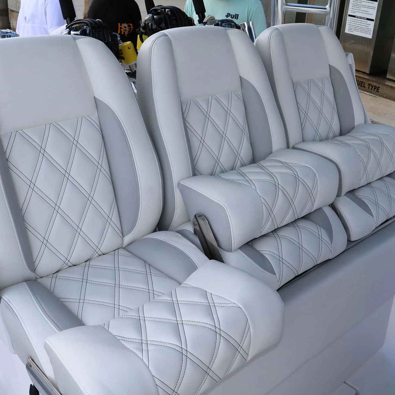Airow auto Hot Sale Pontoon Boat Seats From China Leads Factory Featuring Piston Part